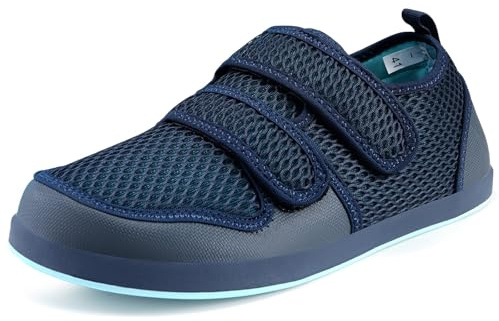 Zapatos Diabéticos Hombre Zapatillas Ortopédica Mujer | Respirable,Zapatillas de estar por casa,Extra Anchas,Ajustable ,Artritis Edema ,Zapatos hinchados
