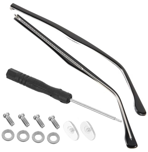 HOMSFOU Branche De Lunettes De Rechange Universelle Paire De Bras De Remplacement Confortable Pour Lunettes De Lecture Soleil Et Vue Accessoires Optiques 5.51X1.18X0.39In Facile À Installer