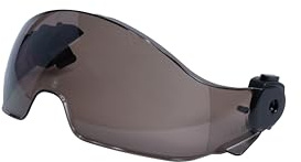 Pyramex SL T2 Type II Safety Helmet Accessory Gray Anti-Fog Visor With Clips