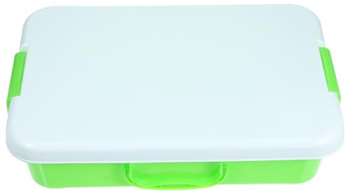 FAVOMOTO Portable Sand Tray with Lid Sand Box with Handles Plastic Sandbox for Indoor Outdoor Sensory Activities