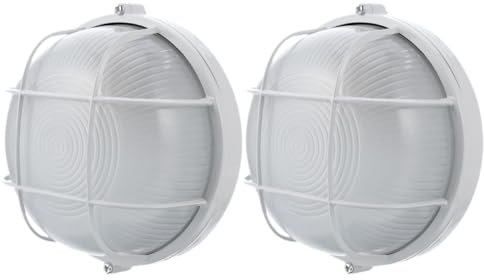 Parliky Saunalampe Wandleuchte Für Dampfbad 2 Stück Explosionsgeschützte Saunaraumleuchte Aus Glas Und Druckguss Aluminium Kleine Multifunktionsleuchte Für Feuchte Umgebungen Mit Saunazubehör