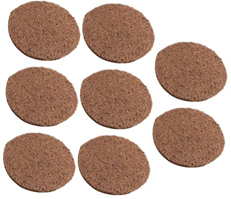 Toyvian 8pezzi Tappetini Nido per Piccioni in Fibra di Cocco Naturale Sottopad Eco Marrone per Uccelli Protezione Pratica per Uova e Riposo Animali Domestici Spessore