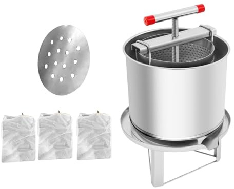 Große Honigpresse, Edelstahl Zerkleinerer für Saft, Gemüse,