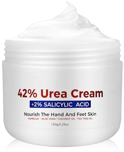 ACWOO 42 % urea-kräm med 2% salicylsyra, 150 g torr och sprucken fotkräm, maximal styrka fuktgivande grädde torra och spruckna fötter, tar bort antifikatörer för armbågar, händer och klackar