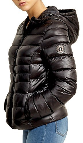 SS7 Women's Padded Puffer Jacket, Black, Sizes 8 to 16 (UK - 10, Black)