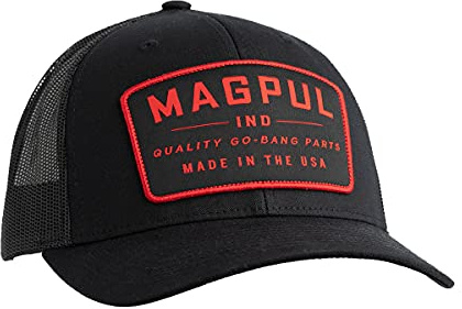 Magpul Trucker Hat Snap Back Baseball Cap, Go Bang Black