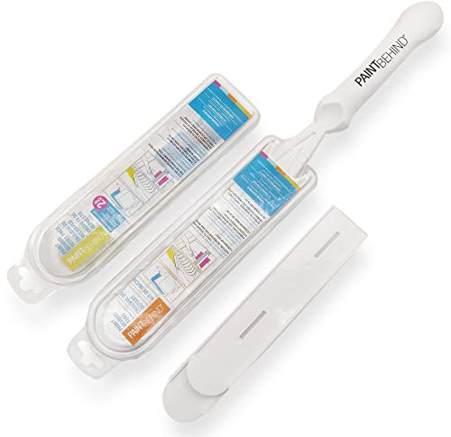 PAINT BEHIND - Nylon Tool and Refill Bundle - Easily Hard to Reach Areas, Flat Paint Brush, Toilet Tool, Wall Painting Supplies for Home Improvement Paint Kit