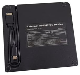 BESTonZON Tipoc Registratore Dvd Esterno Disco Fisso Portatile Unità Esterna Unità Di Backup Esterna Disco Rigido Portatile Disco Rigido Esterno Custodia Del Disco Rigido Genere Usb, 354YL23BN09KB