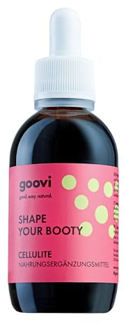 GOOVI Shape Your Booty - Flüssiges Nahrungsergänzungsmittel mit Wassermelone, Aronia, Centella & Ananas – Vegan, glutenfrei & laktosefrei - 50ml