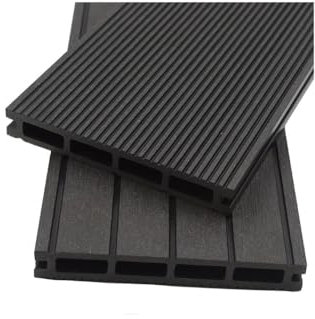 Home Deluxe - WPC Terrassendielen SAMANA - Anthrazit, 2m² - Inkl. Unterkonstruktion und kompl. Zubehör I Terrassenboden Poolumrandung Balkonbelag