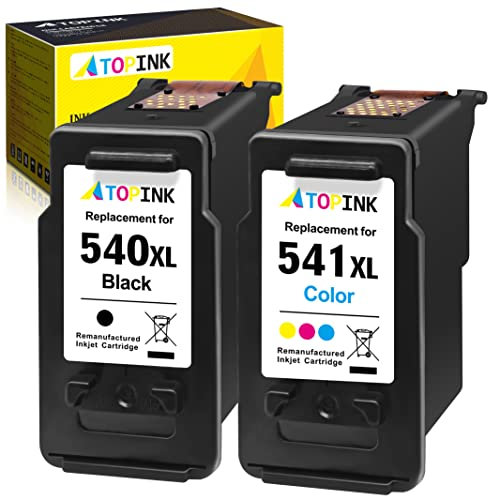 PG-540XL CL-541XL kompatibel für Canon Druckerpatronen 540 541 für Druckerpatronen Canon 540 541, PG 540 XL CL 541 XL 540XL 541XL Multipack für Pixma MG3650s TS5150 TS5151 MG3600 MG3650 MX475