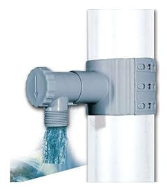jardiboutique - Récupérateur Eau Pluie Gris pour gouttiere de 75 a 100