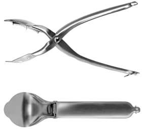 Westmark Taglia Castagne, Con Lame Seghettate, Lunghezza: 20 cm, Acciaio Inox, Argento, 40422260