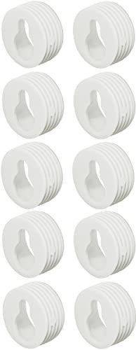 cyclingcolors 10x support de cadre attache tableau ferrure plastique 20mm bois à percer meuble crochet trou assemblage accroche trou serrure clé