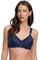 Susa Schalen BH Damen ohne Bügel Milano I Damen-BHS mit nahtlos vorgeformten Cups I Dessous mit optimaler Passform und wunderbarem Hautgefühl I Marine I 75E
