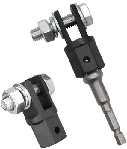 1/5.1 cm Auto Scherenwagenheber Adapter, Scherenwagenheber Adapter aus Chrom-Vanadium-Stahl, Automotive Kugelgelenk Bar Standard Stecknüsse Ersatz, Universal für Wohnwagen Anhänger