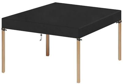 VANSHEIM Copertura per Tavolo da Giardino per Tavolino Copritavolo da Esterno Impermeabile Telo Copri Tavolo per Esterno Telo Copertura Tavolo Esterno Tessuto Oxford 80x80x15cm