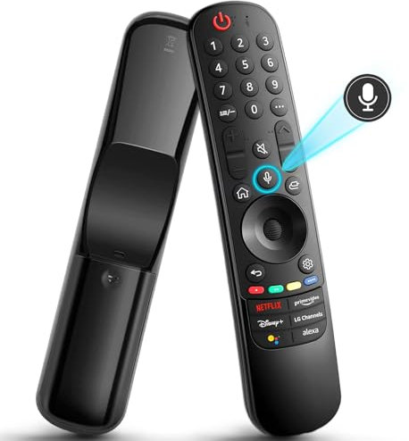Universal Sprachfernbedienung für Sprachfunktion und Zeigerfunktion kompatibel mit LG 2018-2024 Smart TV, Ersatz für Original TV Remote MR24GA MR23GA MR22GA MR21GA MR20GA