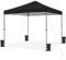 Yaheetech 3x3m Pop Up Pavillon Faltpavillon Wasserdicht Stabil, One Push Gartenpavillon UV-Schutz 50+ Partyzelt Faltzelt inkl. 8 Bodennägel & 4 Sandsäcke & 1 Tragetasche für Camping Strand, Schwarz