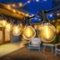 Woolmug Ghirlande per esterni, 30 ft/9,7 m, G40 LED, per esterni, impermeabile, IP44, spina, per giardino, cortile, caffè, feste di matrimonio
