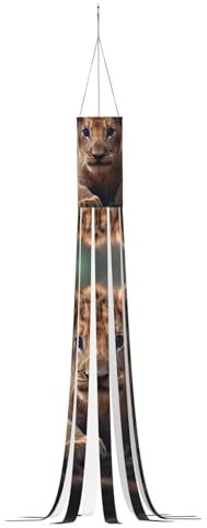 Leone Bambini Stampa Halloween Manica A Vento Zucca Fantasma Bandiera A Vento Per Cortile Patio Giardino Decorazione Esterna