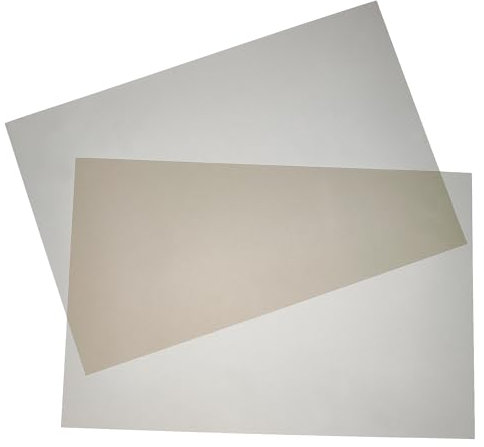 NICENEEDED 2 PCS Láminas de Película Polarizada, Lámina Lineal Polarizadora Adhesiva de 7.8 x 11.8 Pulgada, Filtro Polarizador para Reparación de Pantalla