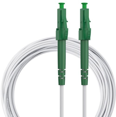 Speedoptic Glasfaserkabel LC/APC auf LC/APC – Verlängerungskabel (20 m)