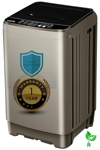 Portable Washing Machine - 2.0 Cu.ft Portable Washer Full-Automatic With LED Display, Compact Washer Ideal for Apartments, Homes, and Dorms, 10 Wash Cycles, Low Noise, IPX4 with Drain Pump