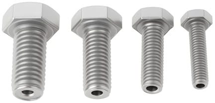 SG Store Kit de 4 Guides de Perçage pour Goujons Cassés Et Cassés en Acier Inoxydable M6 M8 M10 M12 pour La Réparation des Goujons Cassés