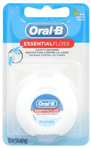 Oral-B Essential Dental Floss Waxed - each, Pack of 5