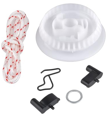 Cancanle Poulie de démarreur Corde de démarreur Rondelle Ressort Pince à cliquet Kit de réparation de démarreur à Rappel pour Stihl 017 018 021 023 025 MS170 MS180 MS210 MS230 MS250 Tronçonneuse