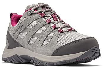 Columbia Redmond III WP wasserdichte Wanderschuhe für Damen, Grau (Ti Titanium x Red Onion), 37 EU