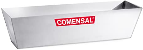 COMENSAL® Spachtelkasten aus Rostfreiem Stahl - zum Verteilen der Spachtelmasse - Made in EU - 320x105x90