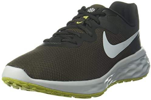 Nike Revolution 6 Straßenlaufschuh für Herren, Cargo Khaki/Glacier Blue-Sequoia, DC3728-300, 46 EU (12 US)