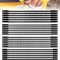 Dekupiersägeblätter mit Stift, 24pcs 133mm Zähne Kohlenstoffstahl Dekupiersäge Sägeblätter 10/15/18/24, Festgestecktes Dekupiersägeblatt mit Spiralzähnen, zum Sägen von Holz, Kunststoff, Schaumstoff
