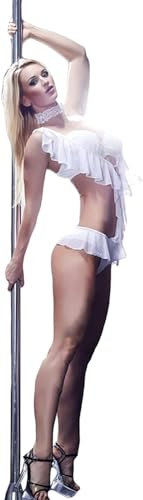 ShAzanz Palo Pole Dance Professionale Pole Dance Altezza Regolabile da 2,3 a 2,74 m, Kit Professionale per Pole Dance per l'Home Apartment Gym Club Portatile e Rimovibile