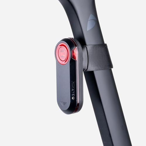 beSmart.bike - Cykelsadelstöd, 3D-Printad i Kolfiber, Cykelsadel för Garmin Varia 515, Kompatibel med Factor OSTRO Gravel, Klämfäste