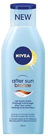 3er Pack - Nivea After Sun Lotion Bronze - bietet langanhaltende Feuchtigkeit und Bräunung - 200 ml