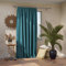 AmeliaHome Blackout Vorhang 1 St. Blickdicht, Polyester, Blau, Kräuselband 140x270