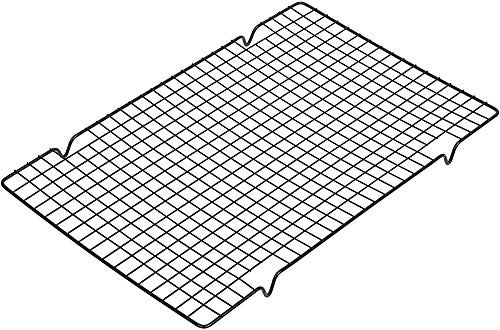 Steel Cooling and Roasting Rack for Cookies, Cakes Oven-Safe for Cooking, Smoking, Grilling, BBQ - Heavy Duty Rust-Resistan