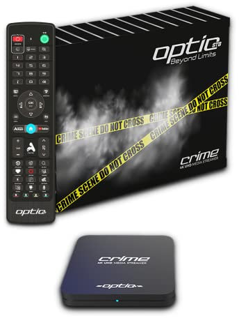 M@tec Digital Optic Crime Box – Android 10.0 Streaming Box – Potente lettore di streaming 4K – ricevitore con supporto HEVC H.265 & ARM Cortex-A53 – Smart TV Box con cavo HDMI