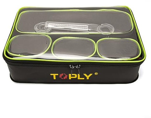 5 Größen Verdickte EVA Tragbare Fisch Box Falten Angeln Tasche mit Große Kapazität Wasserabweisend Tragbare Mehrzweck Angeln Zubehör