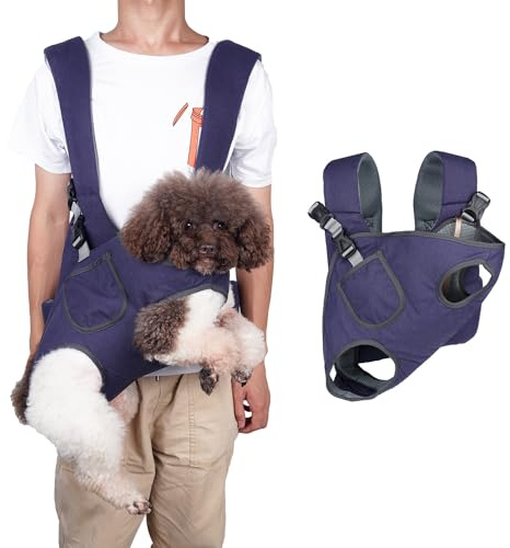 Pet Backpack Carrier, Pet out Backpack for Cat&Dog, Dog Travel Bag with Breathable Mesh, Adjustable Carrier for Small&Medium-sized Pets, Legs-out Easy-Fit Dog Carrier for Traveling, Cycling, Hiking