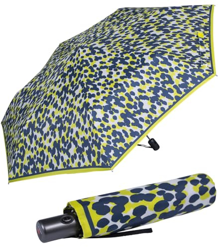Knirps Taschenschirm Slim Duomatic Auf-Zu-Automatik UV Protection Puma - marina