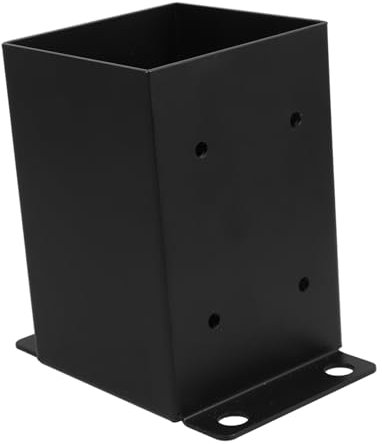 Angoily Pavilion Bracket Kit Sturdy Wood Construction Post Anchor Base Deck Column Base Flange Fence Post Stabilizer