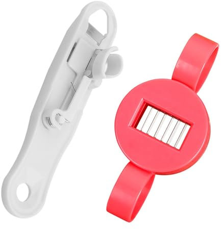 2Pcs Runner Bean Slicer, Runner Bean Slicer and Stringer UK, Cabbage Shredder Sharp and Efficient Kitchen Slicing Tool, Benriner Mandoline for Stringing Cutter Fast Bean Cutting