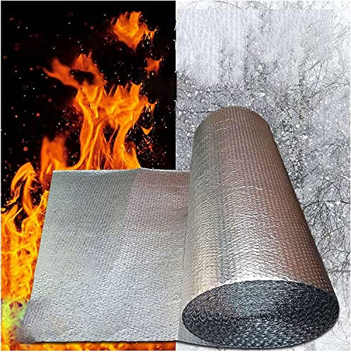 Feuille d'isolation thermique autocollante en feuille d'aluminium pour murs, sols, toits, isolants, radiateurs, bulles réfléchissantes