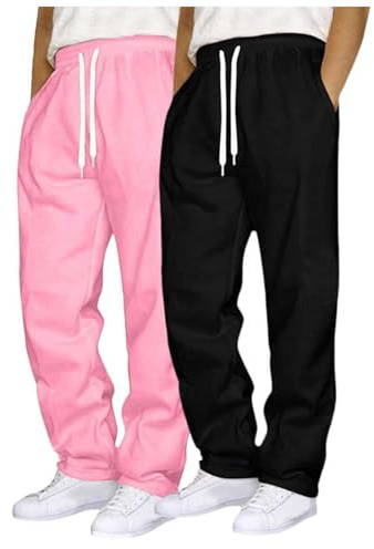 Joggingbyxor för herr elastisk midja lätta sportbyxor för herr stor storlek streetwear sportbyxor herr breda säckiga arbetsbyxor elastiska byxor herr tröjor