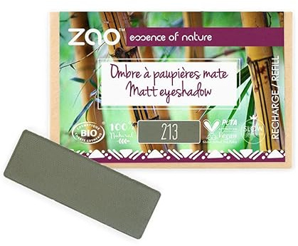 ZAO – Ombretto rettangolare Mate – 213 verde militare – ricarica