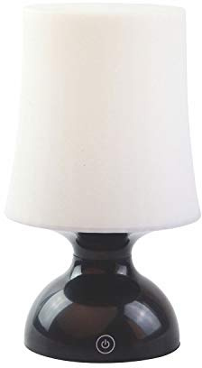 RiverLux LED Mood Light,Black and White Lamp,Nordic Style Table lamp,Minimalist Desk Lamp,Nursery Night Light,Battery Operated Table Lamp,Children Bedside Gift, Portable LED Lamp